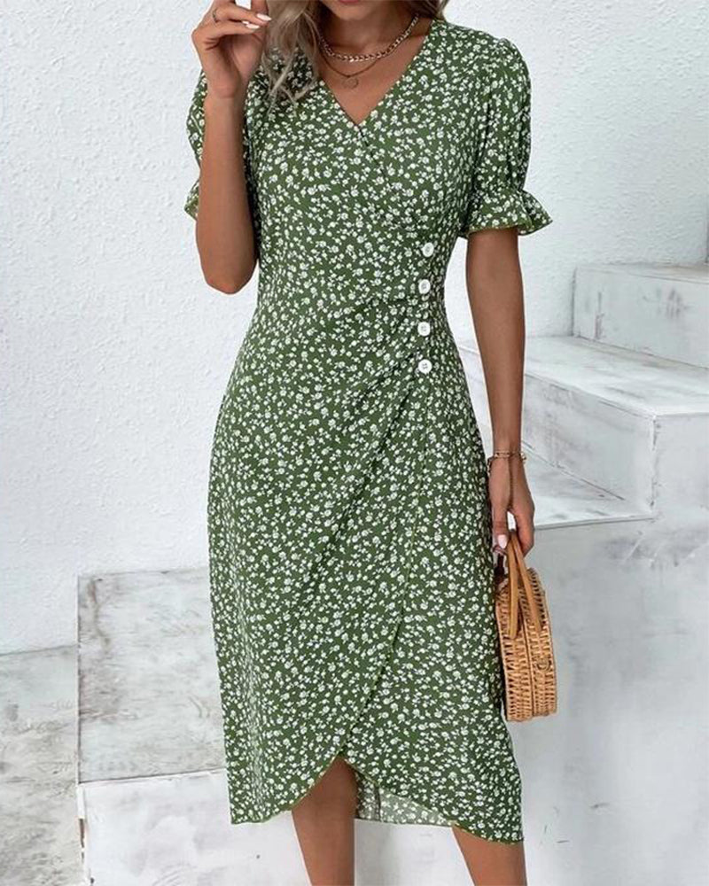 Zya® | Elegantes Frühlingskleid mit Blumenmuster