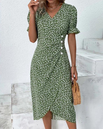 Zya® | Elegantes Frühlingskleid mit Blumenmuster