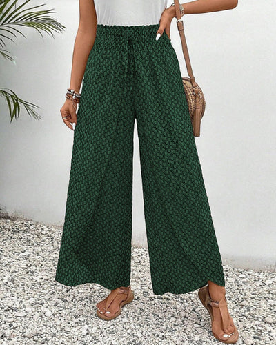Winona® | Elegante Hose mit weitem Bein und geometrischem Print