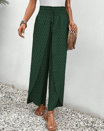 Winona® | Elegante Hose mit weitem Bein und geometrischem Print