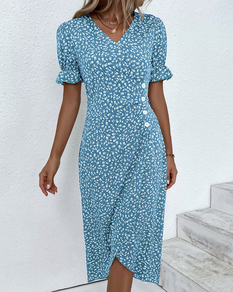 Zya® | Elegantes Frühlingskleid mit Blumenmuster