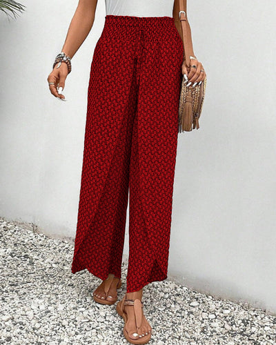Winona® | Elegante Hose mit weitem Bein und geometrischem Print