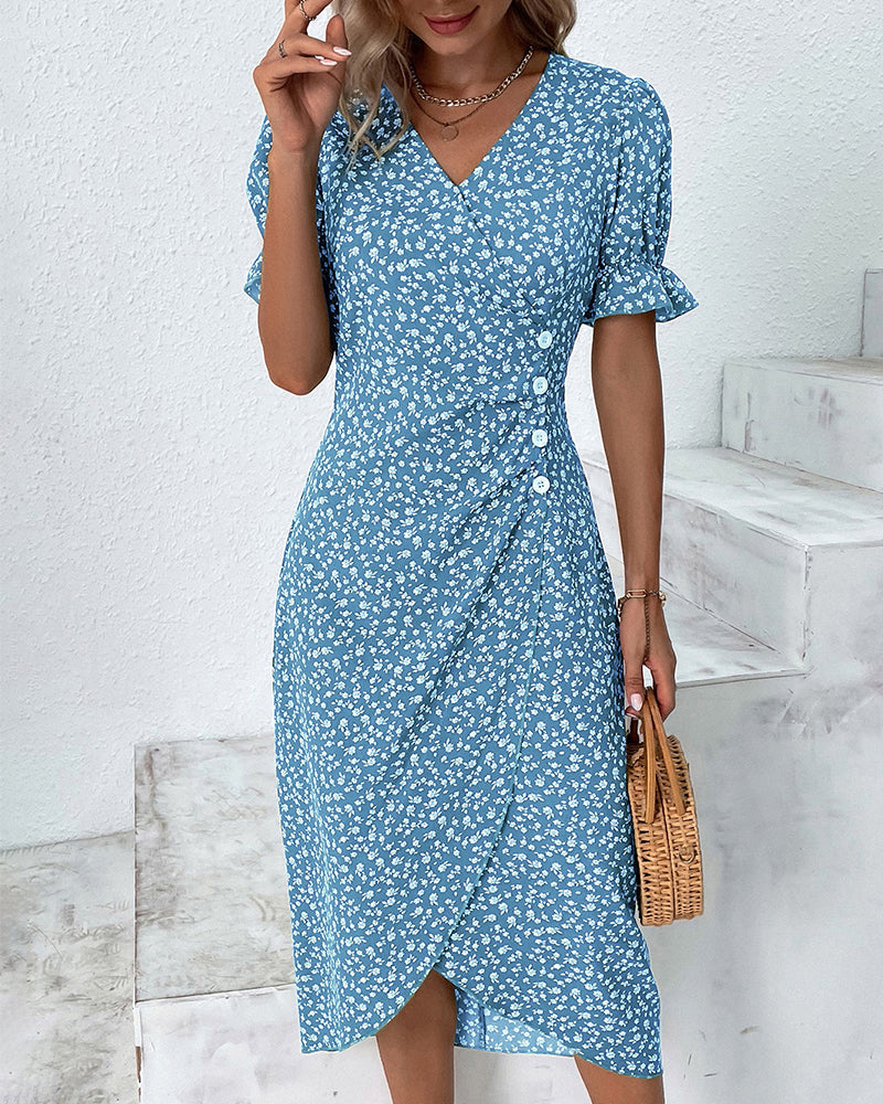 Zya® | Elegantes Frühlingskleid mit Blumenmuster