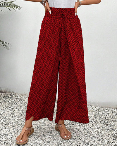 Winona® | Elegante Hose mit weitem Bein und geometrischem Print