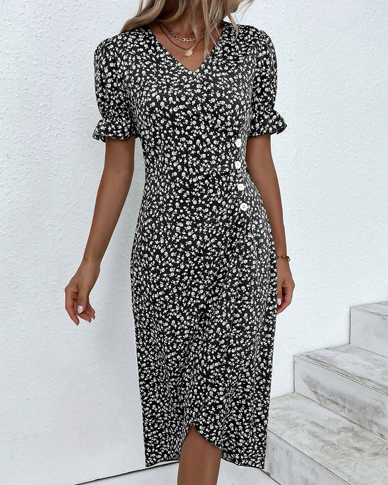 Zya® | Elegantes Frühlingskleid mit Blumenmuster