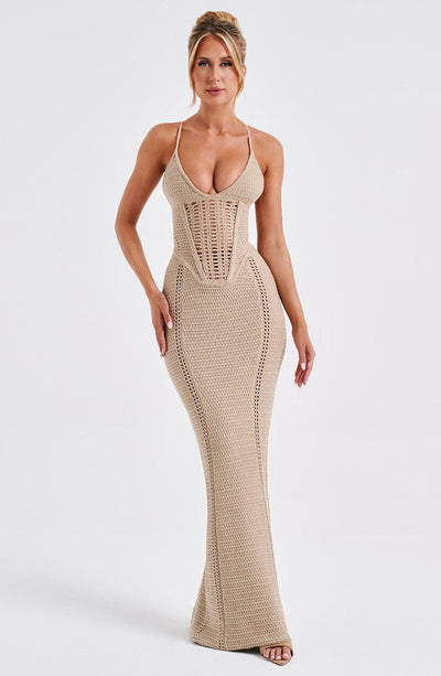 Hazelly | Luxuriöse Maxi-Kleid