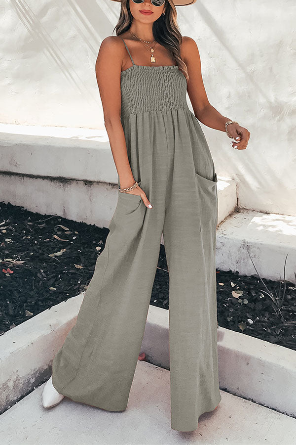 Victoria® | Einfarbiger, lässiger Overall aus Gaze
