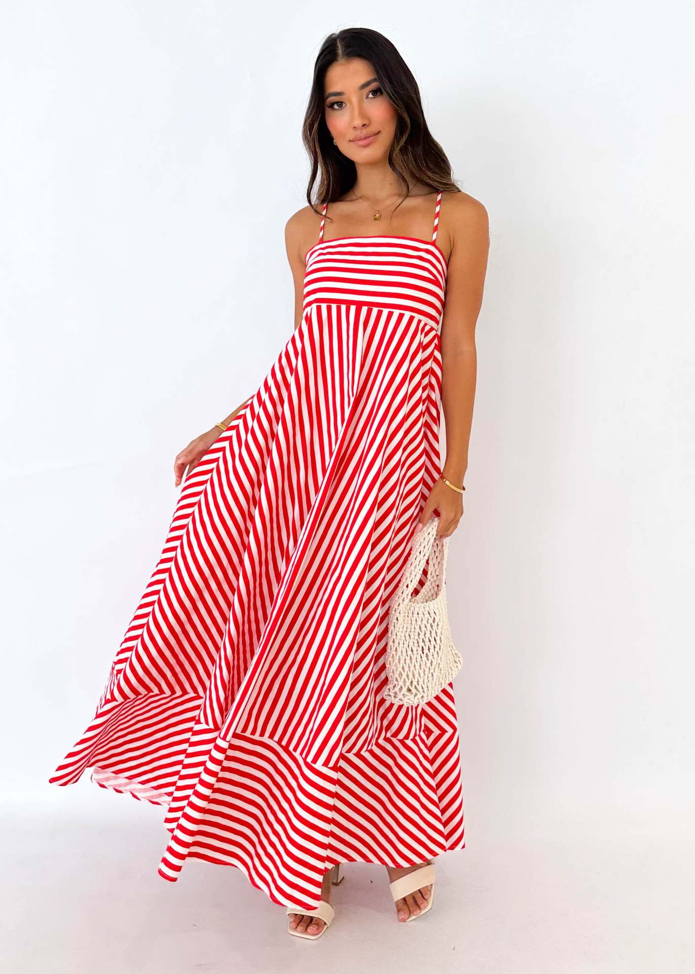 Maxikleid mit Trägern | Eleganter Schnitt | Fließende Silhouette