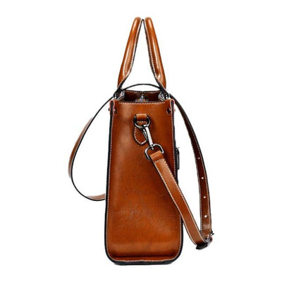 Elegante Handtasche | Kunstleder | Klassischer Business-Look