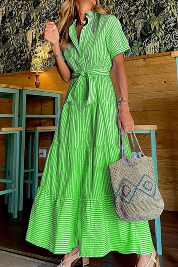 Seraphina® | Langes gestreiftes Kleid