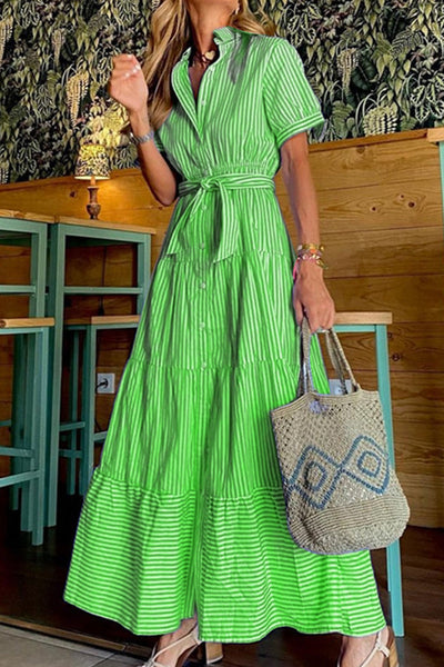 Seraphina® | Langes gestreiftes Kleid