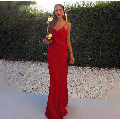 Michaela® | Elegantes Baumwollkleid mit Rüschen