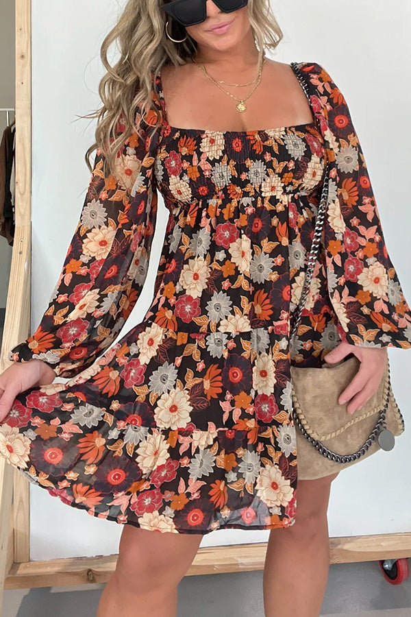 Mallory® | Neues, gestuftes Kleid mit Herbstlaub
