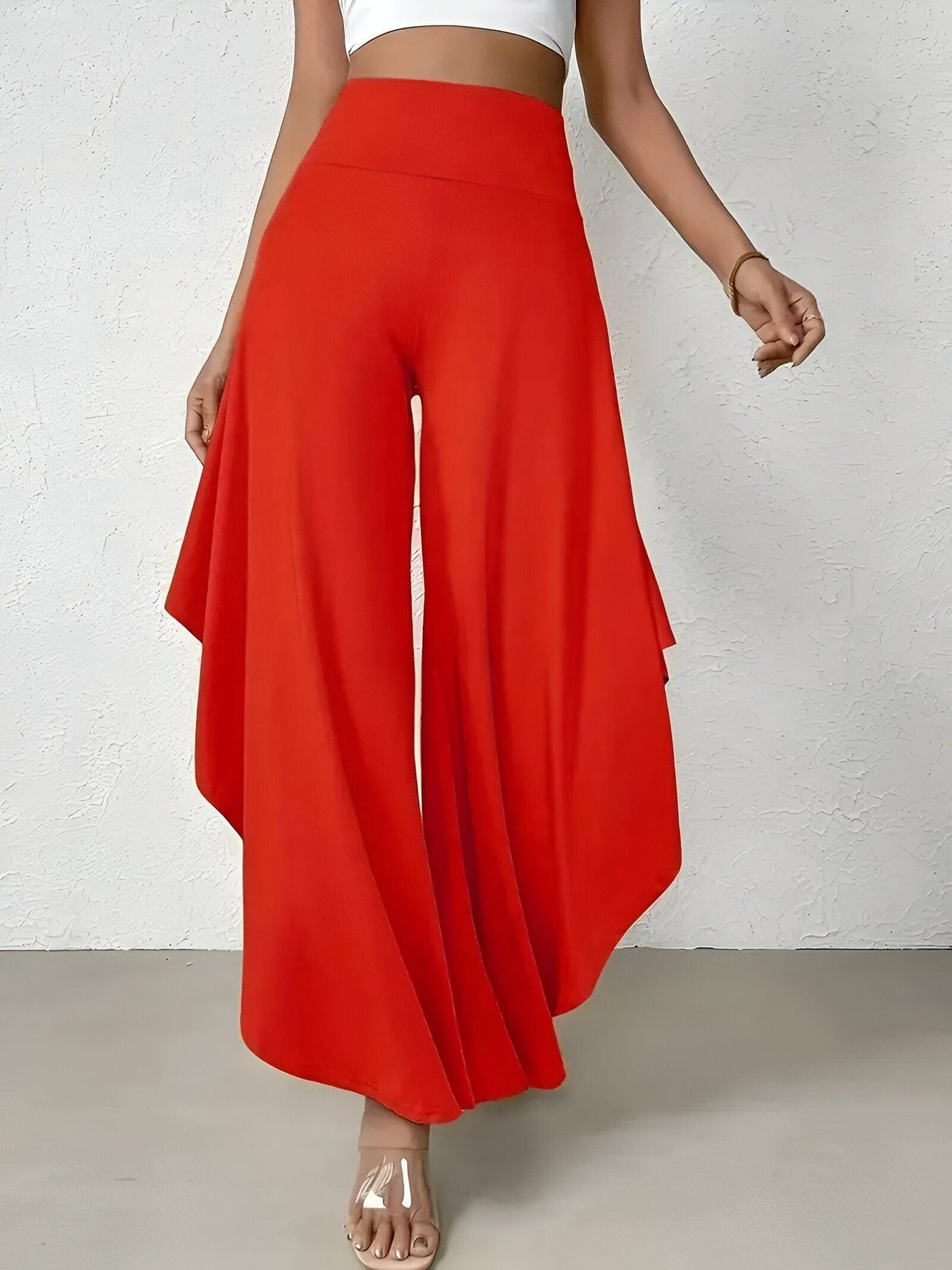 Paula | Asymmetrische Hose mit weitem Schnitt