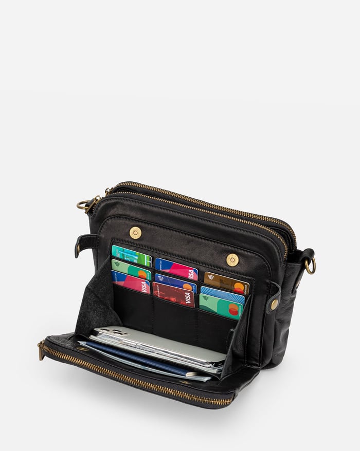 Schultertasche aus weichem Kunstleder | Kompakt & Vielseitig | Zeitlose Eleganz