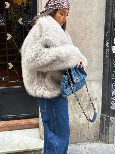 Ayla™ Faux-Fur Jacke