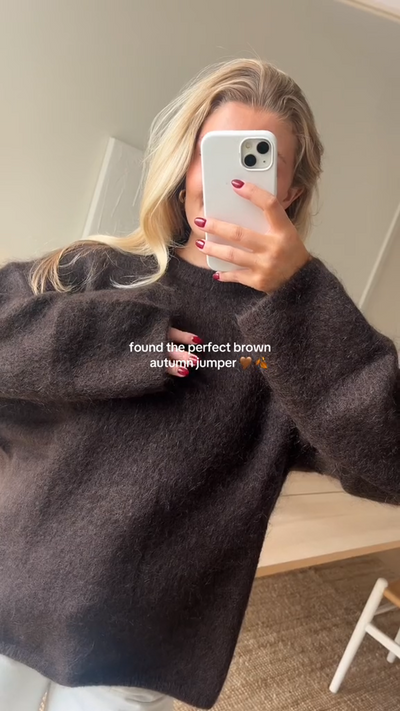 Elena | Mohair Crewneck Pullover