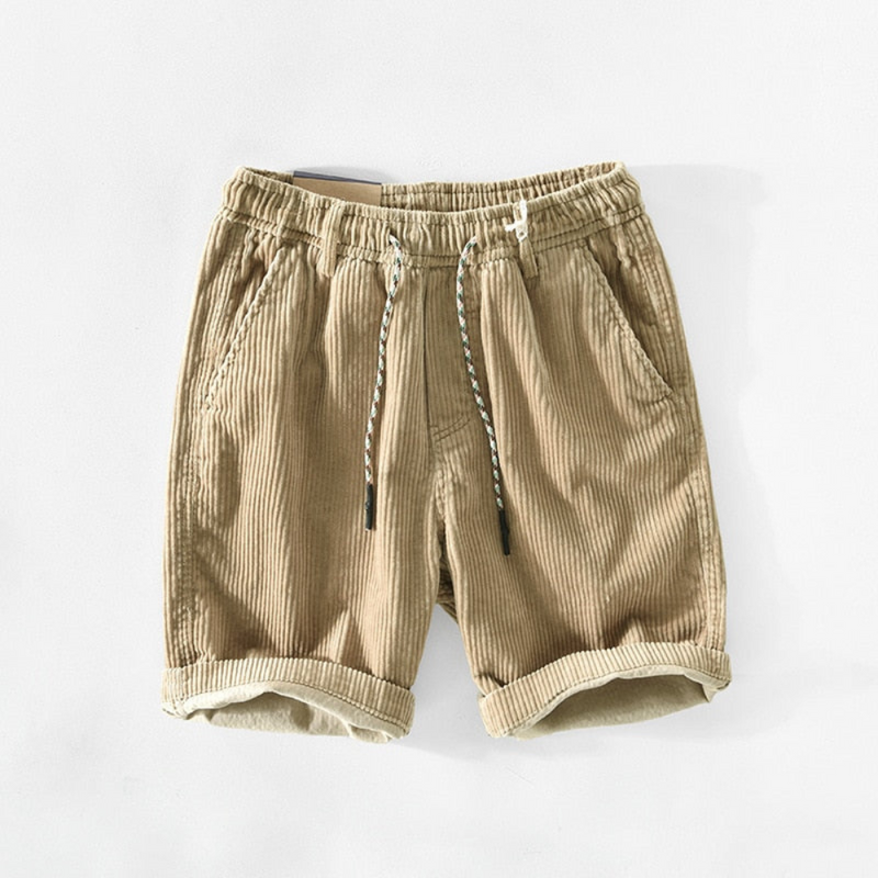 Herren Lässige Cordshorts | Atmungsaktiv und Bequem