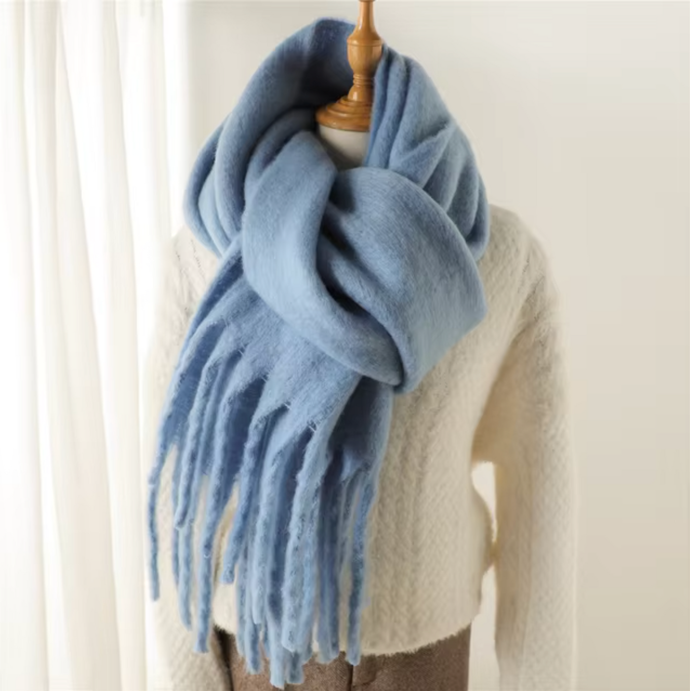 Lilie | Kaschmir-Winter-Schal für Damen