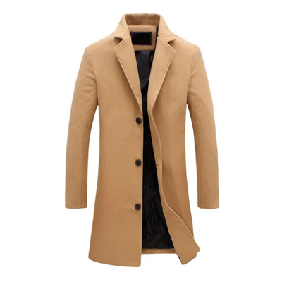 Modischer Langer Trenchcoat für Herren