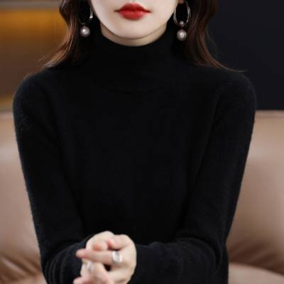 Ella | Luxuriöser Kaschmir Rollkragenpullover für Damen