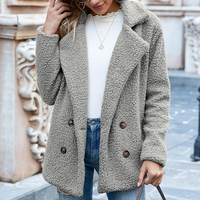 Danielle | Fluffy teddy Jacke