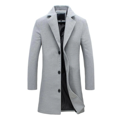 Modischer Langer Trenchcoat für Herren
