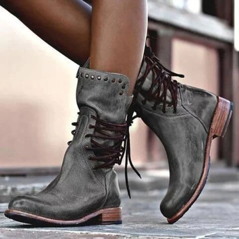 Elvian | Elegante Lederstiefel mit weichem Futter