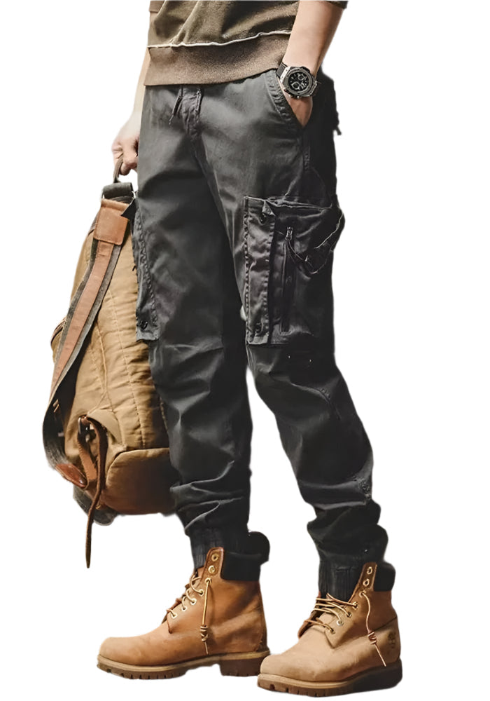 Emil UrbanEase Cargo-Hosen – Entspannte Passform Utility-Hosen mit Mehreren Taschen
