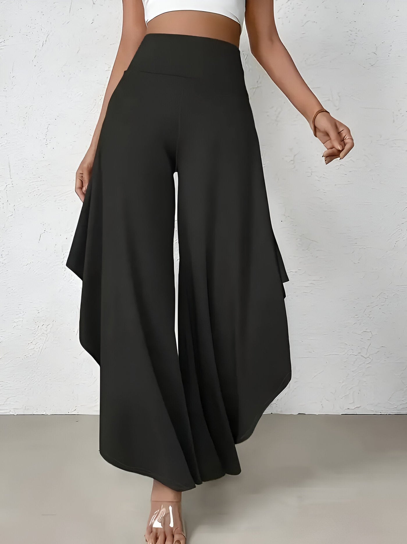 Paula | Asymmetrische Hose mit weitem Schnitt