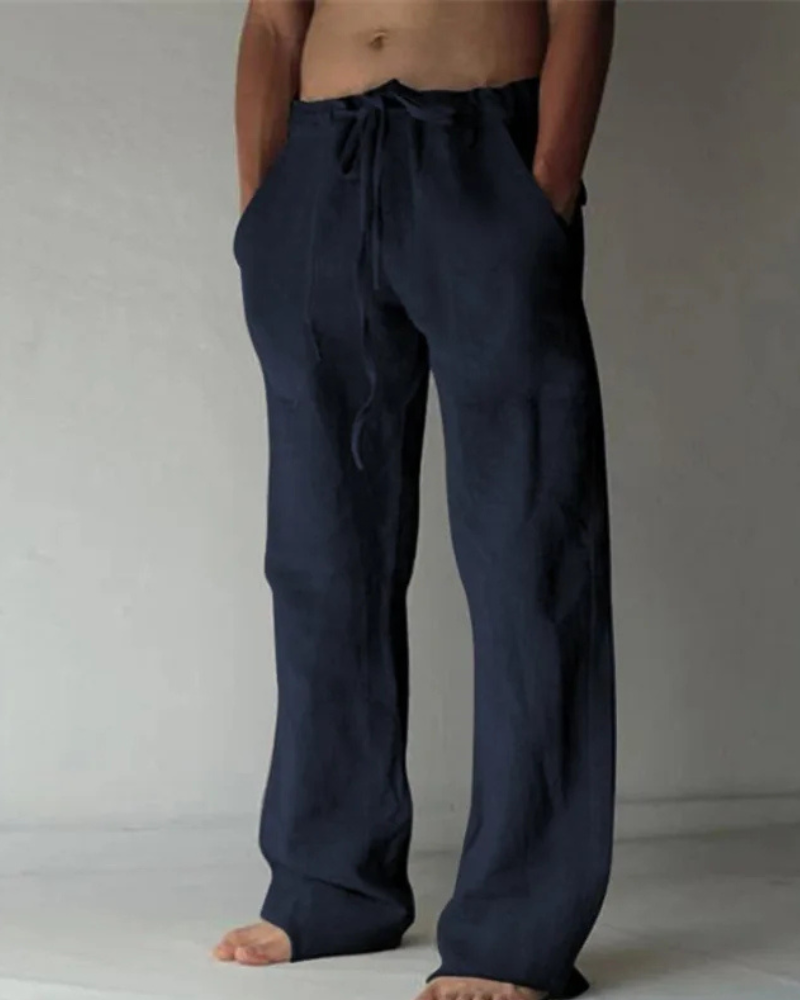 Herren Lässige Kordelzug-Hose | Lockerer Schnitt