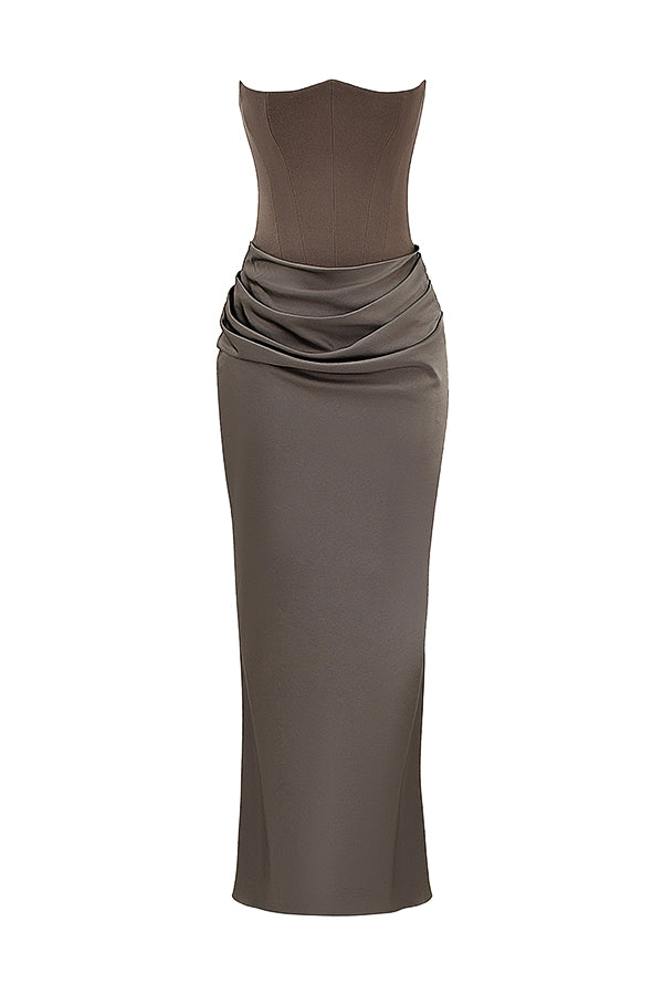 Elegantes trägerloses Korsettkleid für Damen