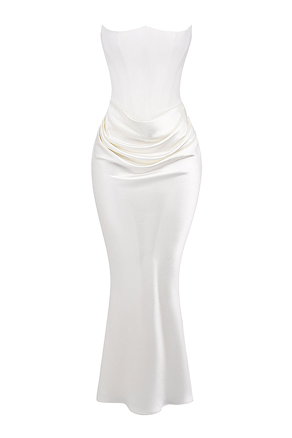 Elegantes trägerloses Korsettkleid für Damen