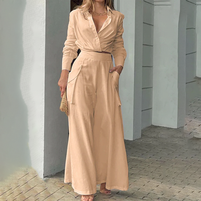 Martina® | Set aus Wollmischung mit beheiztem Kragen