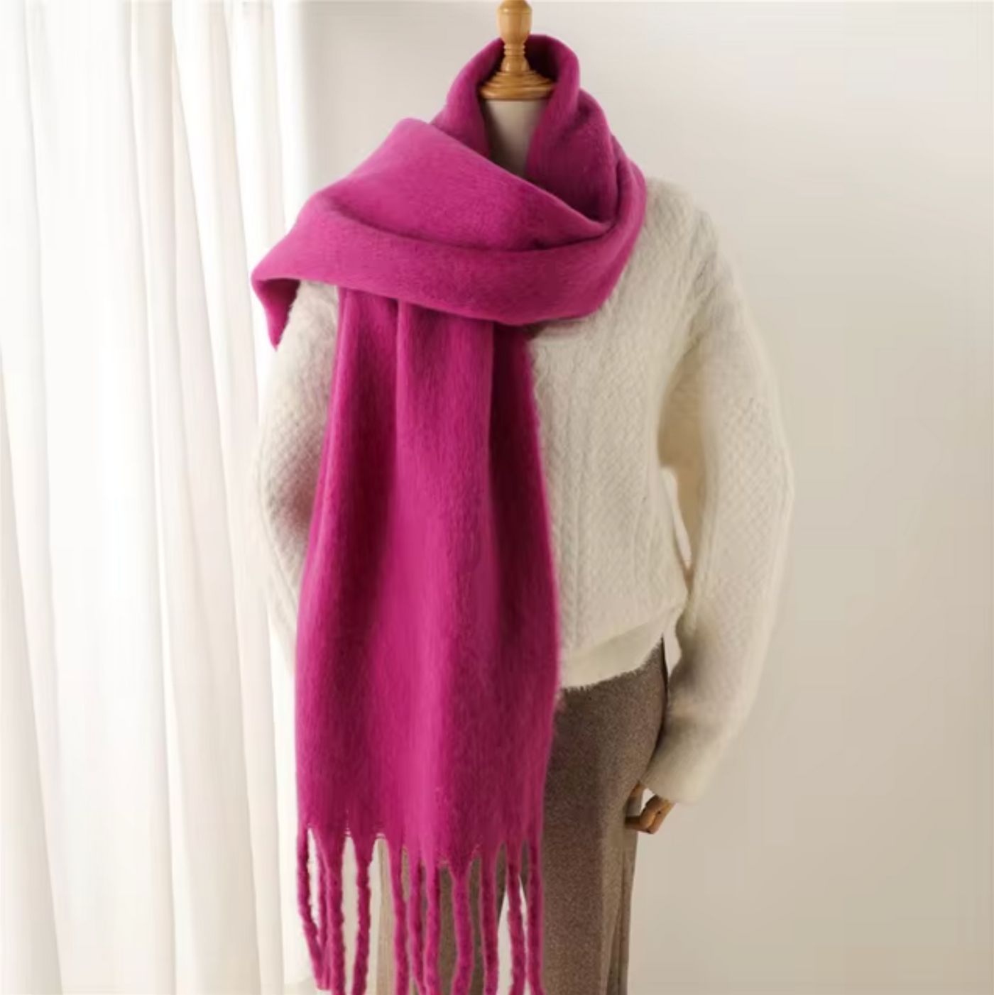 Lilie | Kaschmir-Winter-Schal für Damen