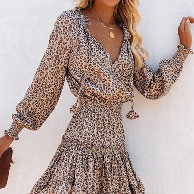 Mini-Kleid mit Volants | Elastische Taille | Wild & Feminin