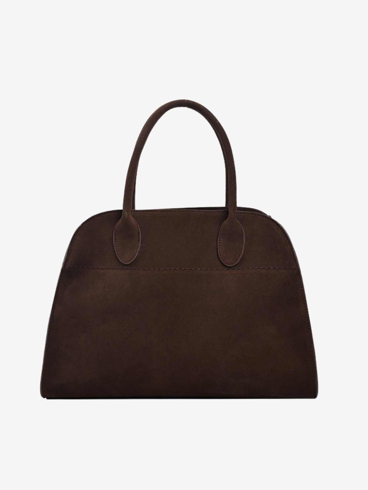 Handtasche aus Veloursoptik | Klassischer Schnitt | Zeitlose Eleganz