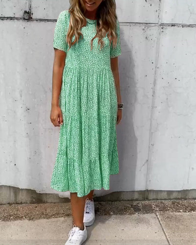 Ileana® | Kurzarmkleid mit Blumendruck
