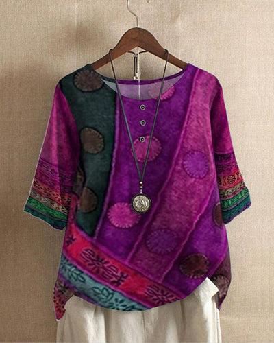 Vicky® | Vintage Boho Bluse
