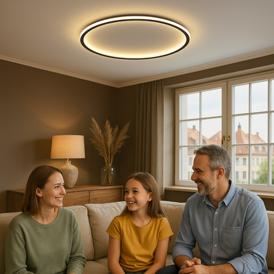 Dimmbare Skandi LED Deckenleuchte