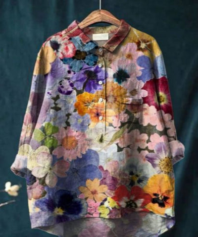 Mirabel® | Schicke florale Seidenbluse