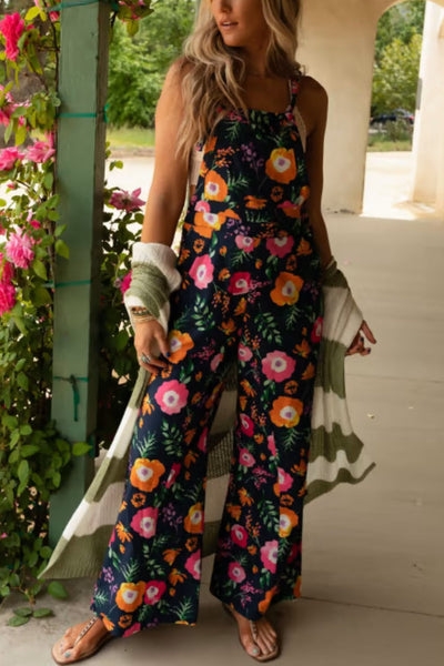 Adela® | Overall mit Birdie-Blumendruck