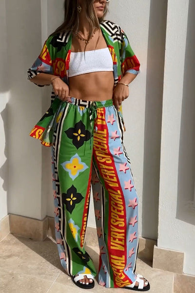 Jessica® | Zweiteiliges Set mit Kontrastdruck