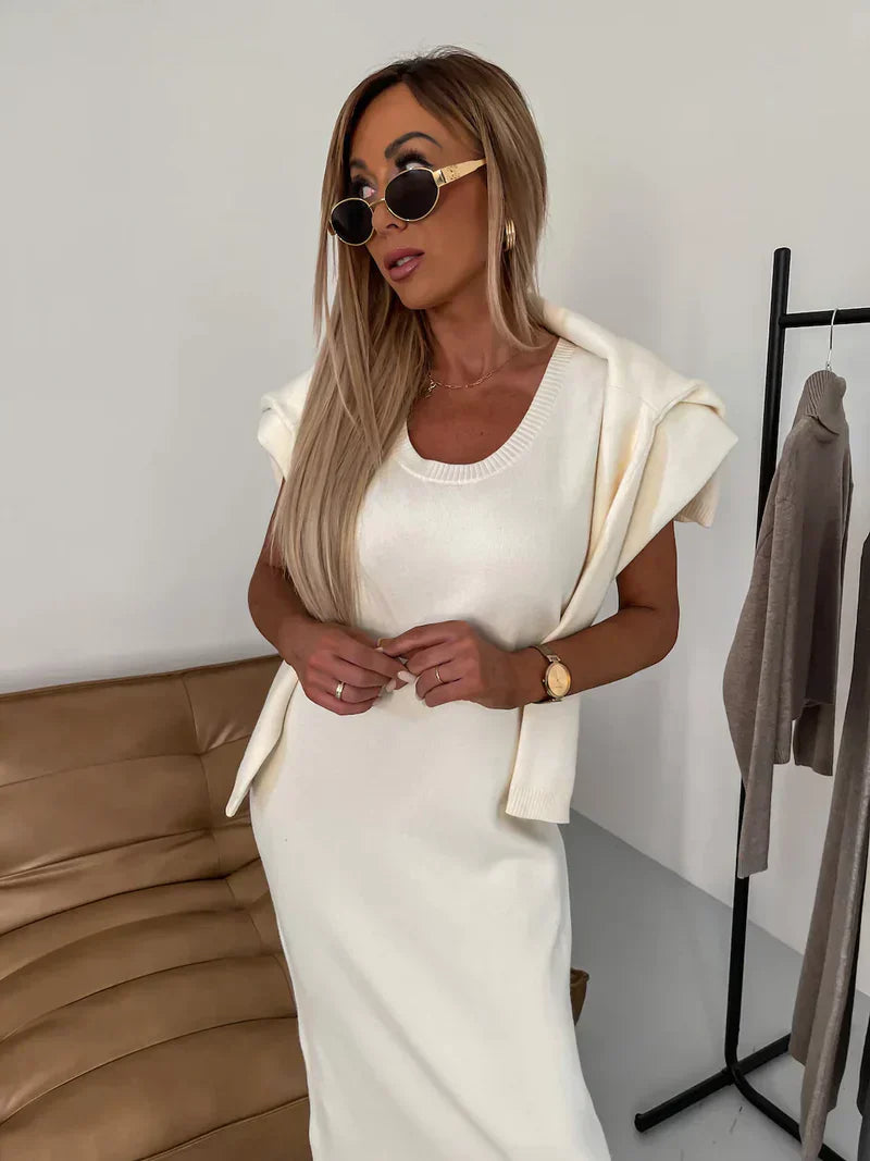 Claudia | Kleid mit passendem Rollkragenpullover