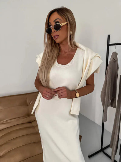 Claudia | Kleid mit passendem Rollkragenpullover