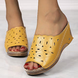 Gelbe Sandalen