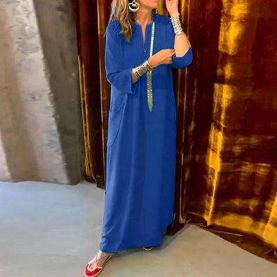 Lena - Damen Langes Freizeitkleid