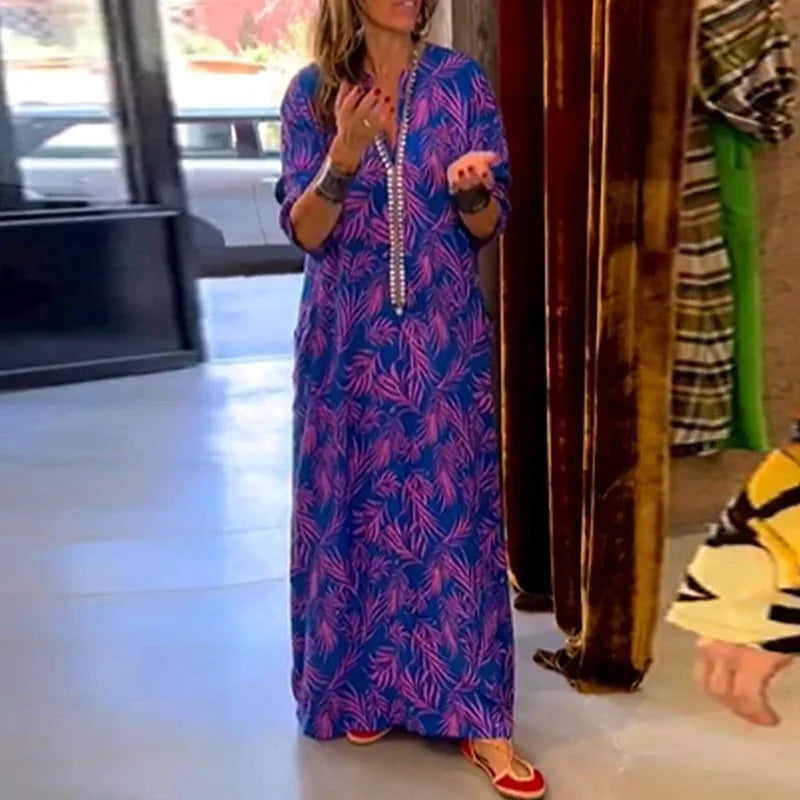 Lena - Damen Langes Freizeitkleid