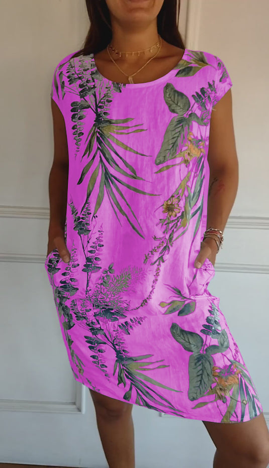 Thekla - Cozy Rundhals-Kleid Damen