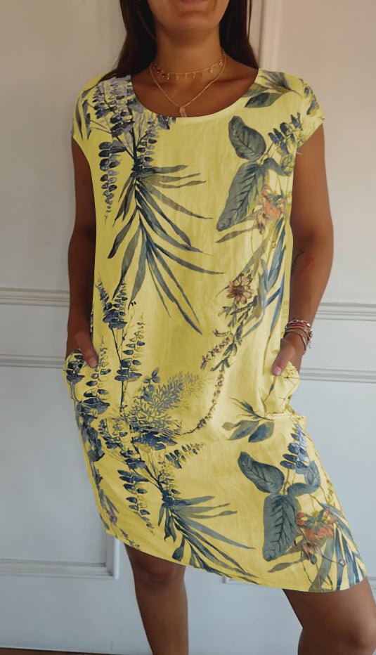 Thekla - Cozy Rundhals-Kleid Damen